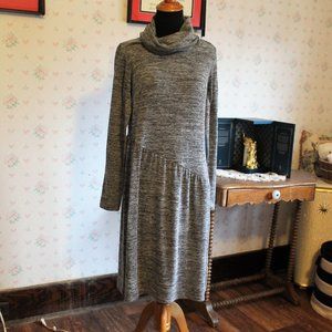Avon Gray Cowl Neck Sweater Dress, Small, Never Worn